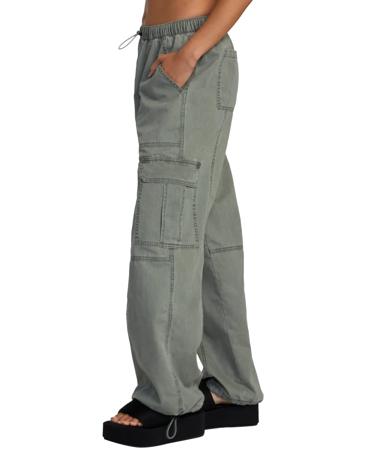 Stowaway Cargo Trousers in Olive